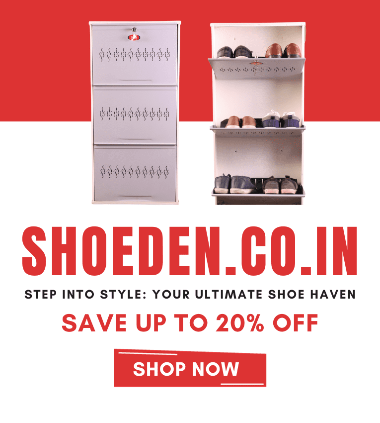 Mobile-Shoeden-Banner-7: Discover trendy and functional shoe racks for organized and stylish storage.